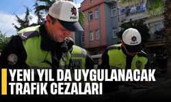 Yeni yıl da uygulanacak trafik cezaları