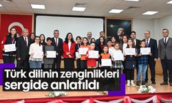 Türk dilinin zenginlikleri sergide anlatıldı