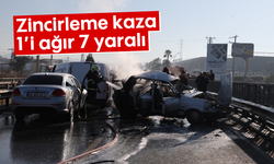 Zincirleme kaza: 1'i ağır 7 yaralı