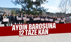 Aydın Barosu'na 12 taze kan