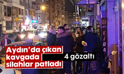 Aydın'da çıkan kavgada silahlar patladı: 4 gözaltı