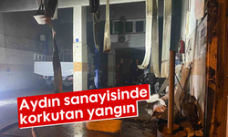 Aydın sanayisinde korkutan yangın