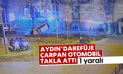 Aydın'da refüje çarpan otomobil takla attı: 1 yaralı