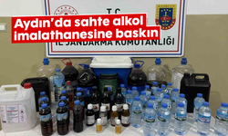 Aydın'da sahte alkol imalathanesine baskın