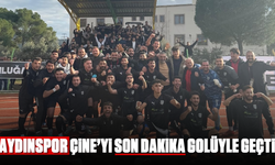 Aydınspor, Çine’yi son dakika golüyle geçti