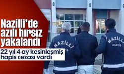 Nazilli’de azılı hırsız yakalandı: 22 yıl 4 ay kesinleşmiş hapis cezası vardı