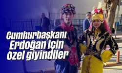 Cumhurbaşkanı Erdoğan için özel giyindiler