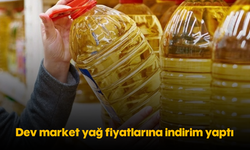 Dev market yağ fiyatlarına indirim yaptı