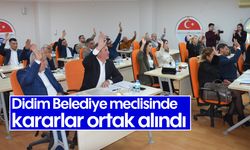 Didim Belediye meclisinde kararlar ortak alındı