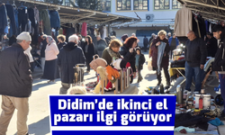 Didim'de ikinci el pazarı ilgi görüyor