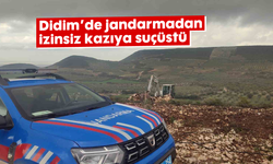 Didim’de jandarmadan izinsiz kazıya suçüstü