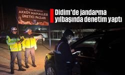 Didim’de jandarma yılbaşında denetim yaptı