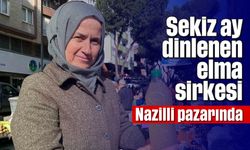 Sekiz ay dinlenen elma sirkesi, Nazilli pazarında