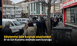 Söylentisi bile kuyruk oluşturdu! Et ve Süt Kurumu önünde zam kuyruğu