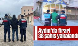 Aydın'da firari 38 şahıs yakalandı