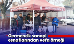 Germencik sanayi esnaflarından vefa örneği