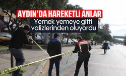 Aydın'da hareketli anlar: Yemek yemeye gitti, valizlerinden oluyordu