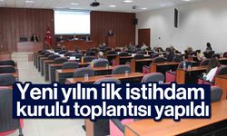 Yeni yılın ilk istihdam kurulu toplantısı yapıldı