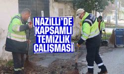 Nazilli'de kapsamlı temizlik çalışması