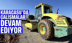 Karacasu’da yol çalışmaları devam ediyor