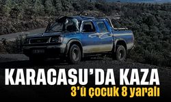 Karacasu'da kaza; 3'ü çocuk 8 yaralı