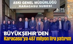 Büyükşehir'den, Karacasu'ya 487 milyon lira yatırım