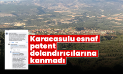 Karacasulu esnaf patent dolandırıcılarına kanmadı