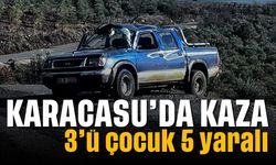 Karacasu'da kaza; 3'ü çocuk 5 yaralı