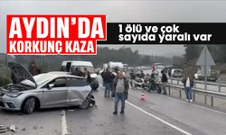 Aydın'da korkunç kaza: 1 ölü ve çok sayıda yaralı var