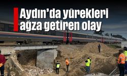 Aydın'da yürekleri ağza getiren olay