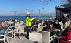 Kuşadası’nda jandarmadan motosiklet ve kask eğitimi