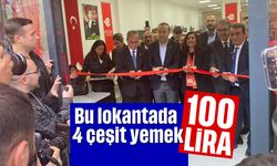 Bu lokantada 4 çeşit yemek 100 lira