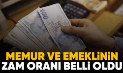 Memur ve emeklinin zam oranı belli oldu