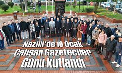 Nazilli'de 10 Ocak Çalışan Gazeteciler Günü kutlandı