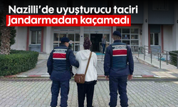 Nazilli'de uyuşturucu taciri jandarmadan kaçamadı