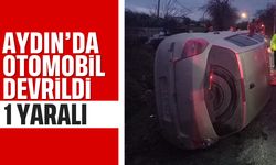 Aydın'da otomobil devrildi; 1 yaralı