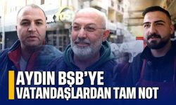 Aydın BŞB'ye vatandaşlardan tam not