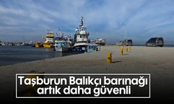 Taşburun Balıkçı barınağı artık daha güvenli