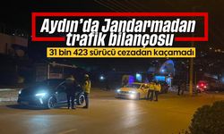 Aydın'da Jandarmadan trafik bilançosu