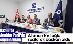 Nazilli'de Anahtar Parti'de seçim tamam, atanan Kırlıoğlu seçilerek başkan oldu