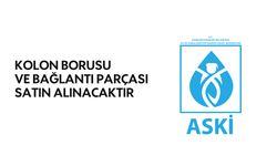 Kolon Borusu Ve Bağlantı Parçası Satın Alınacaktır