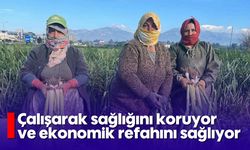 Çalışarak sağlığını koruyor ve ekonomik refahını sağlıyor