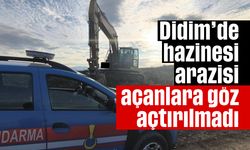 Didim'de hazinesi arazisi açanlara göz açtırılmadı