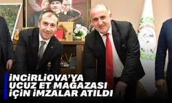 İncirliova'ya ucuz et mağazası için imzalar atıldı