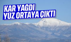 Kar yağdı, yüz ortaya çıktı