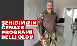 Şehidimizin cenaze programı belli oldu