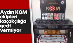 Aydın KOM ekipleri kaçakçılığa geçit vermiyor