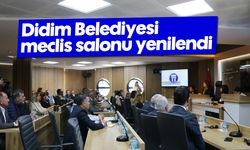 Didim Belediyesi meclis salonu yenilendi