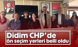 Didim CHP'de ön seçim yerleri belli oldu