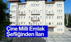 Çine Milli Emlak Şefliğinden İlan